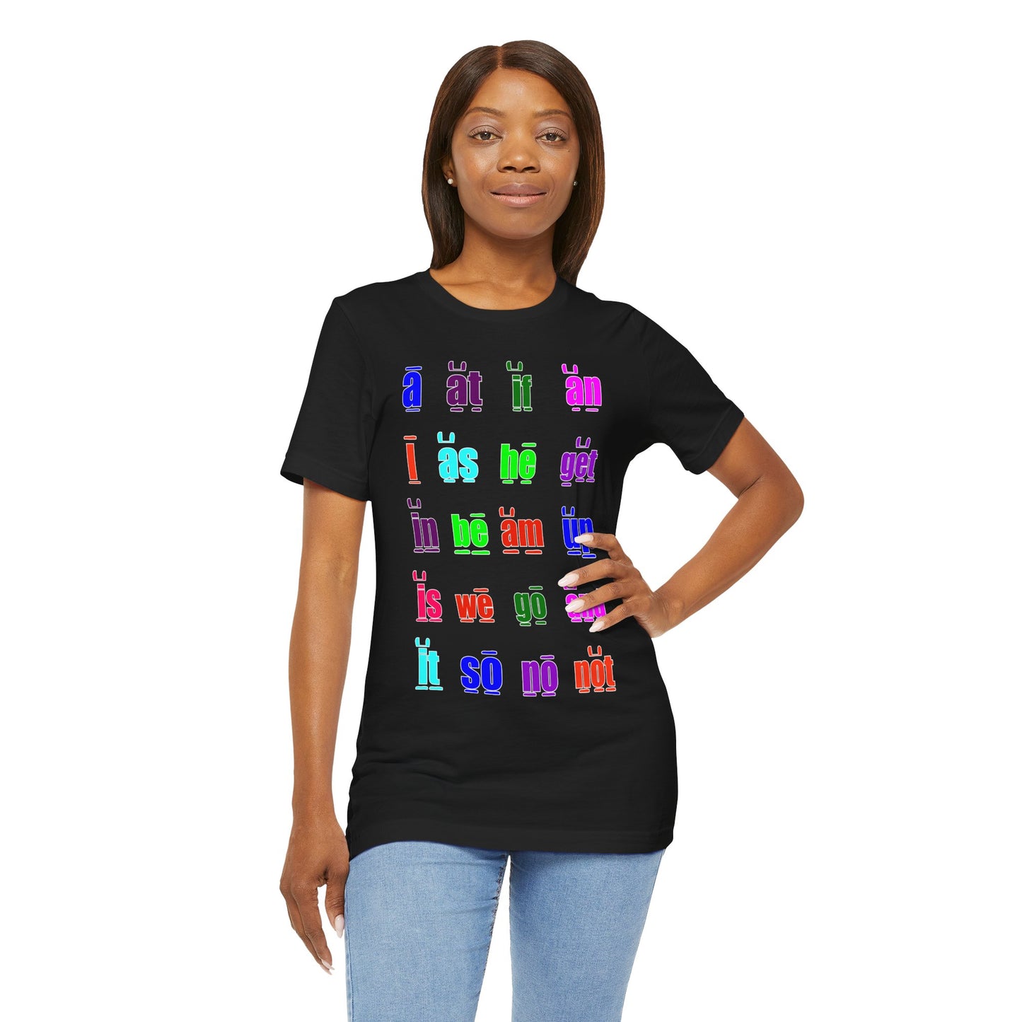 Sight Word Black Tee