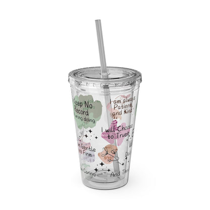 16 oz Every Woman's Daily Reminders Sunsplash Sipper: Refresh on the Go