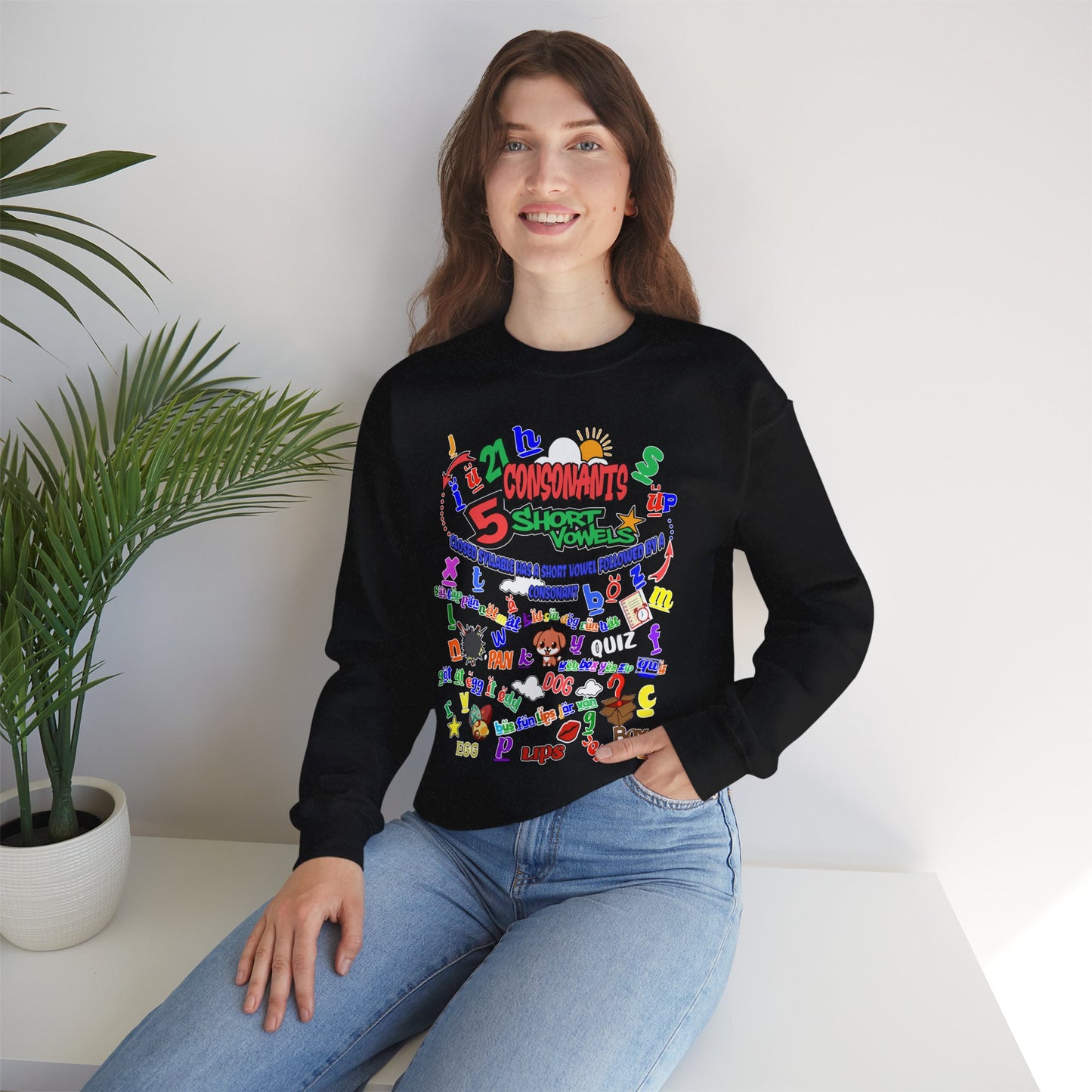 Consonant Black Sweatshirt