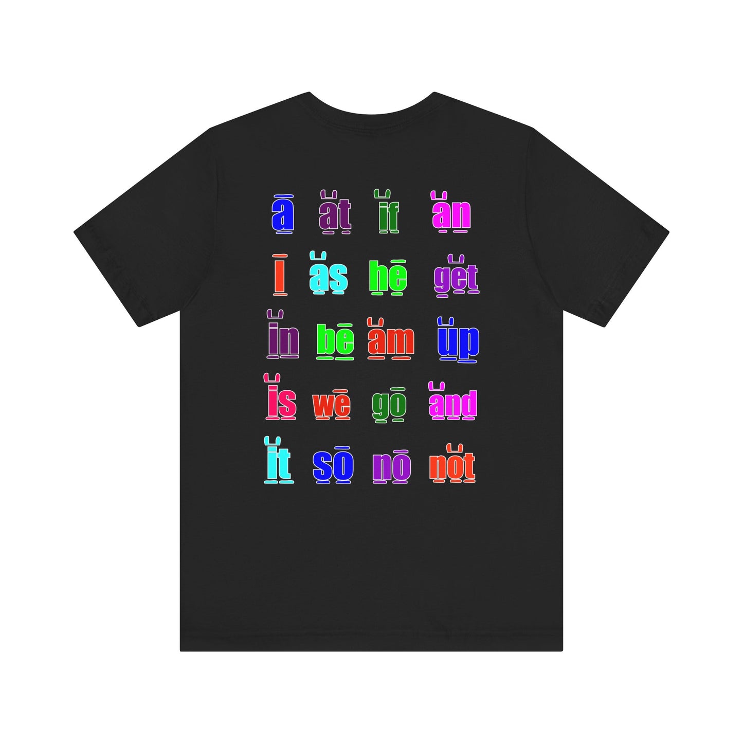 Sight Word Black Tee