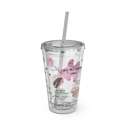 16 oz Every Woman's Daily Reminders Sunsplash Sipper: Refresh on the Go