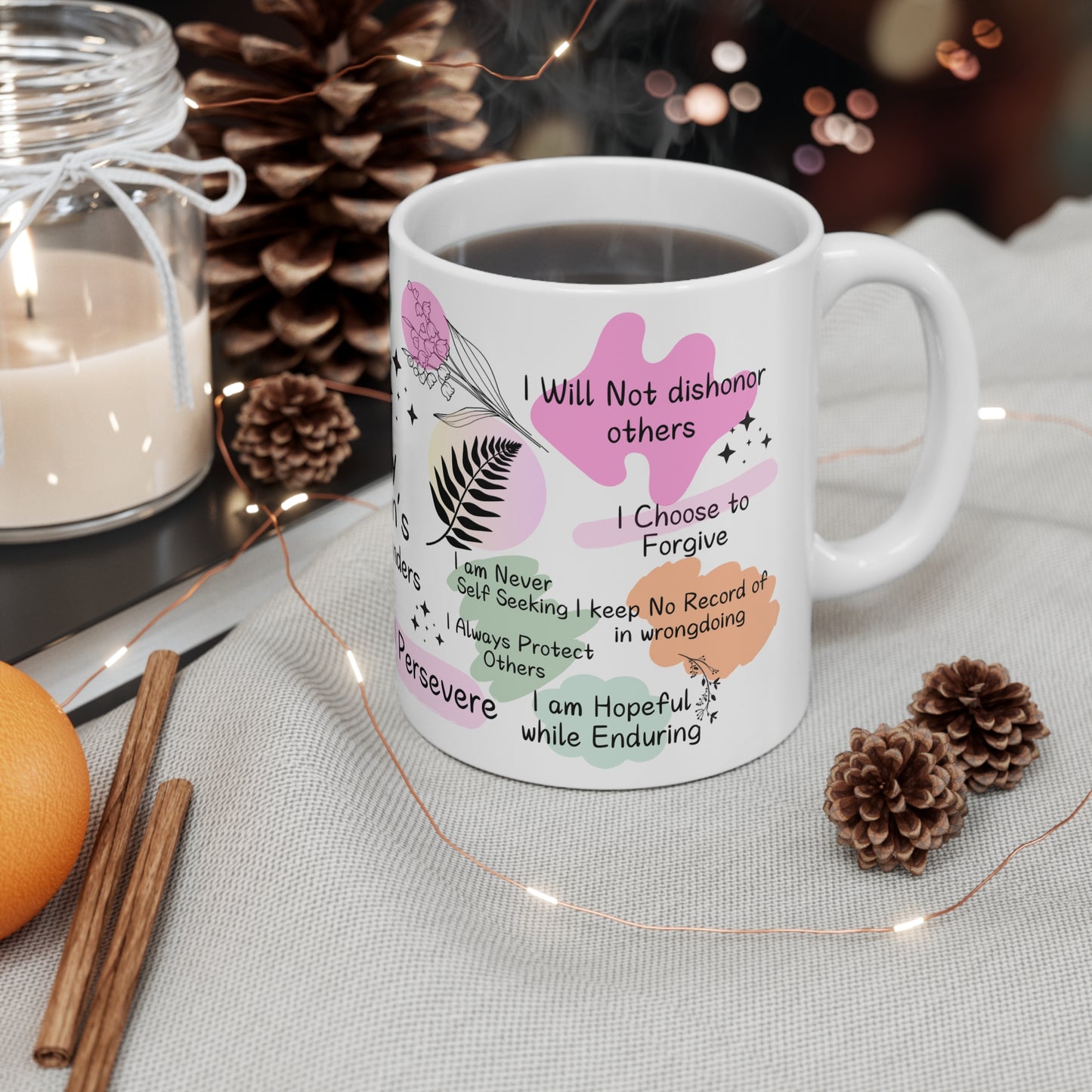 11oz Every Woman's Daily Reminders Empower Mug: Daily Uplift for Her