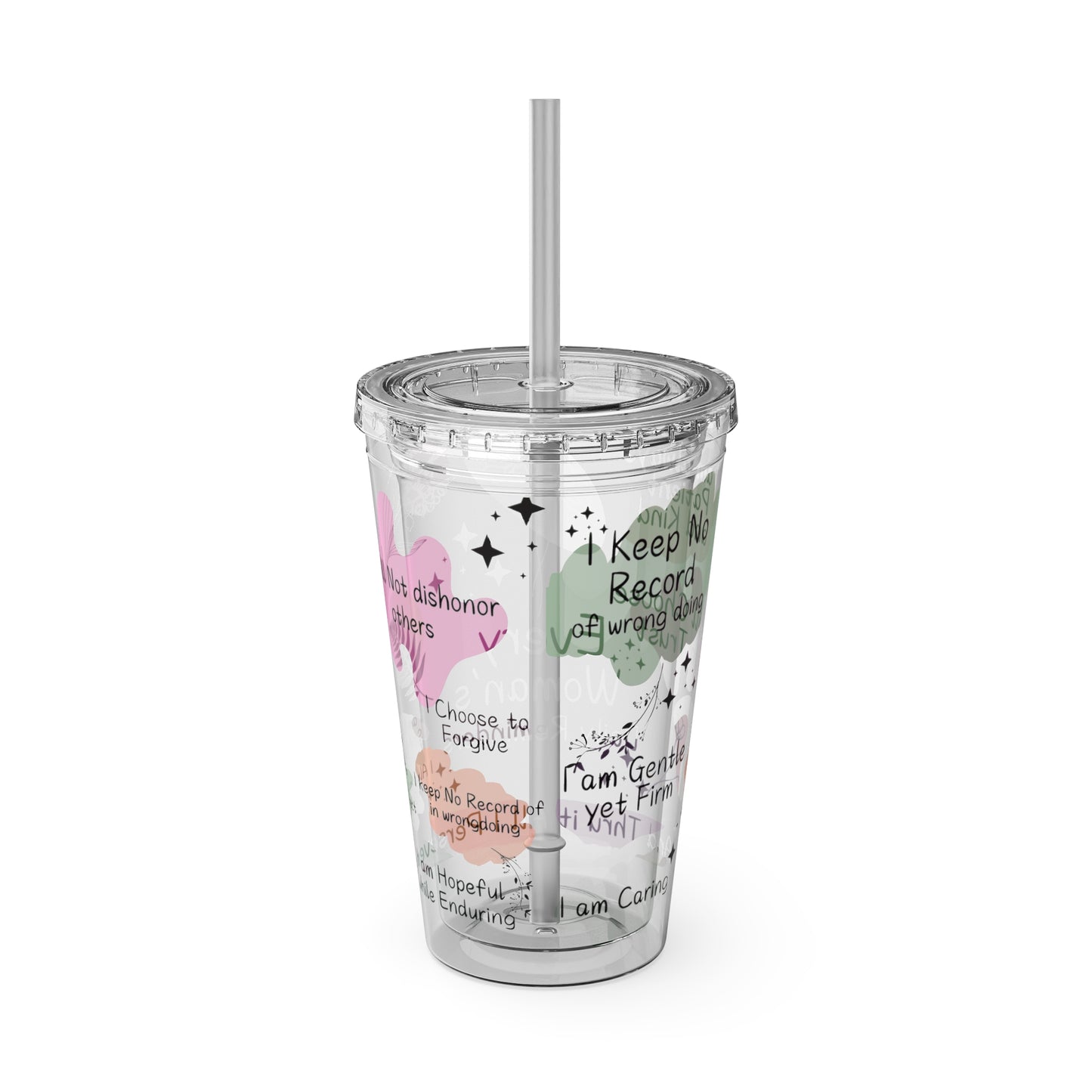 16 oz Every Woman's Daily Reminders Sunsplash Sipper: Refresh on the Go