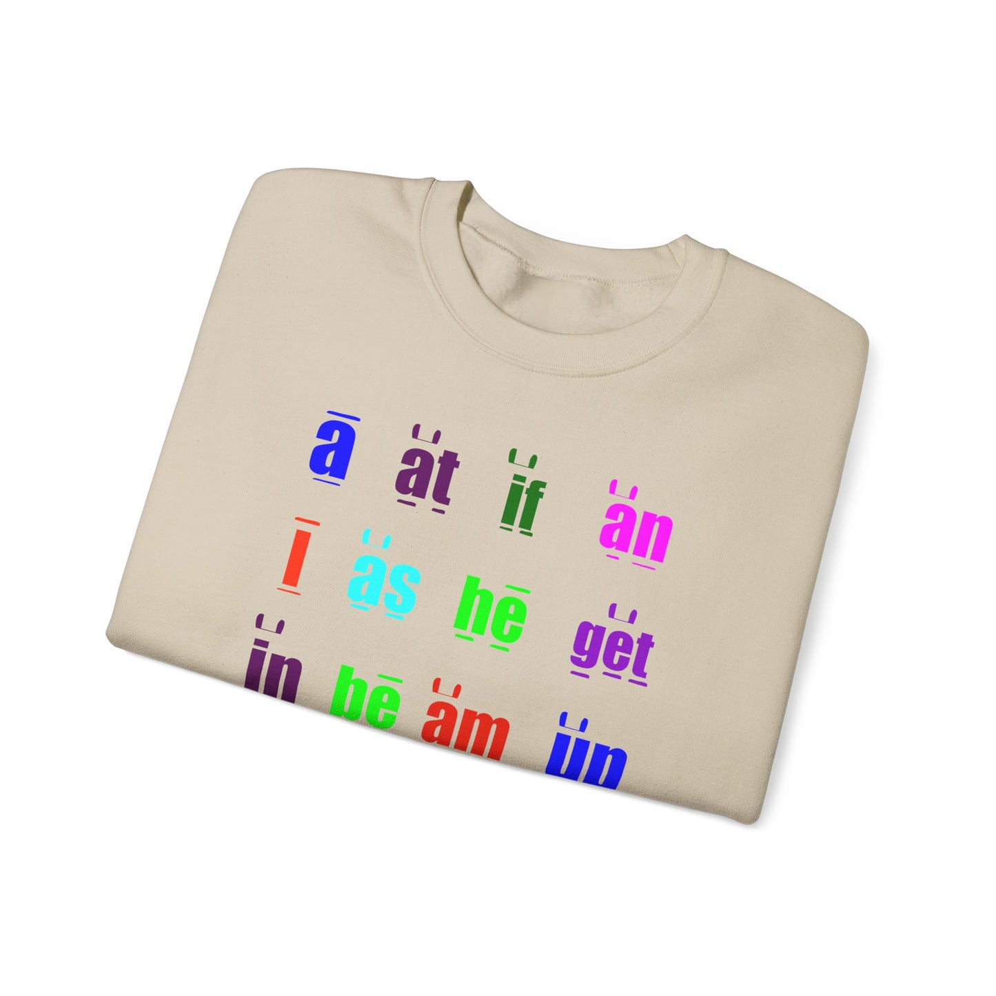 Sight Words Tan Sweatshirt