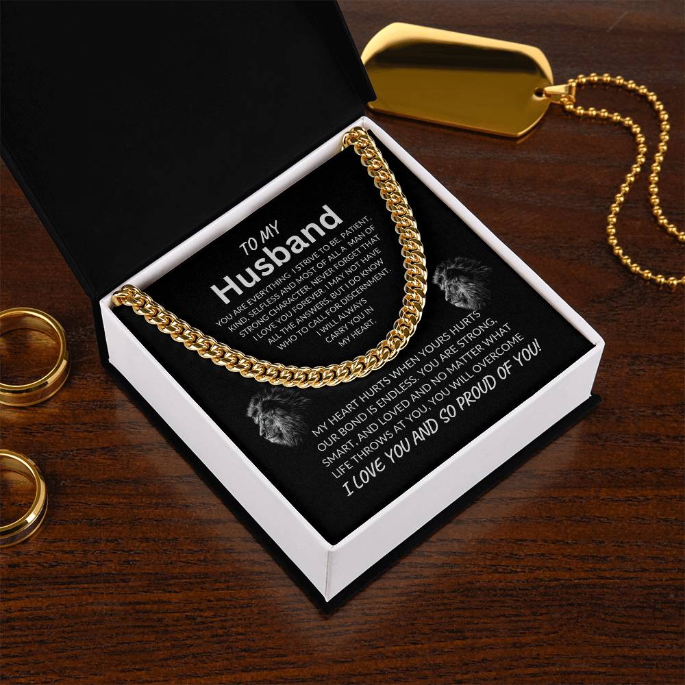 Eternal Bond Cuban Link Necklace| To my Husband