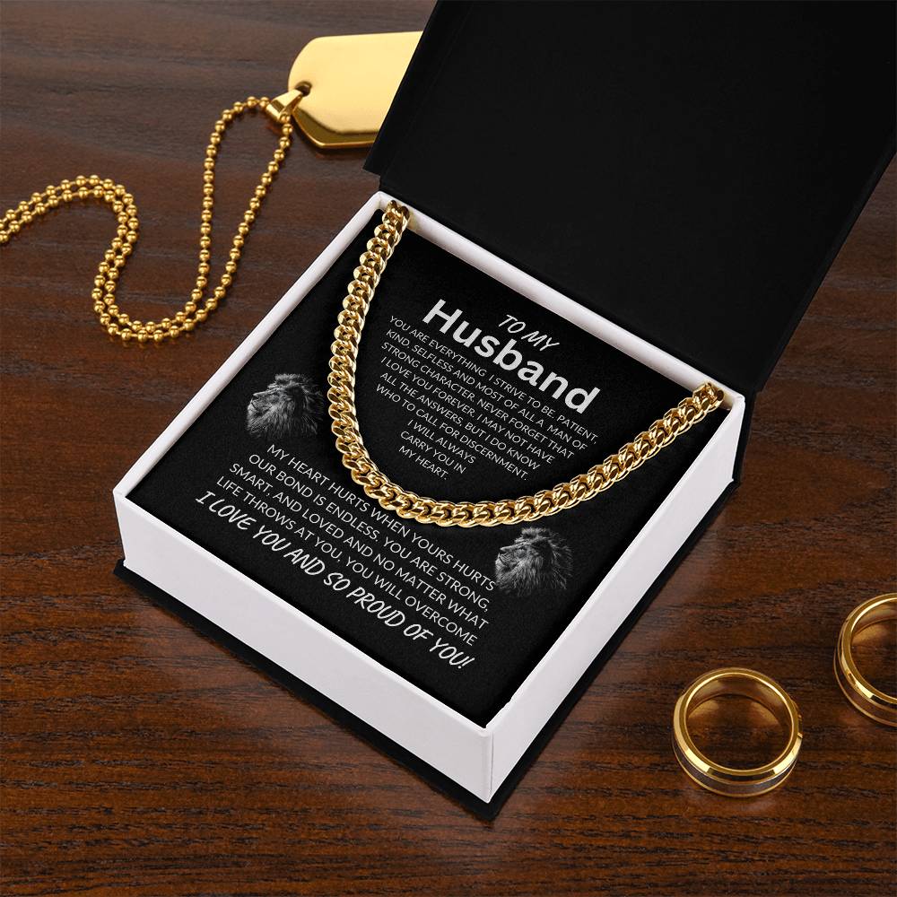 Eternal Bond Cuban Link Necklace| To my Husband