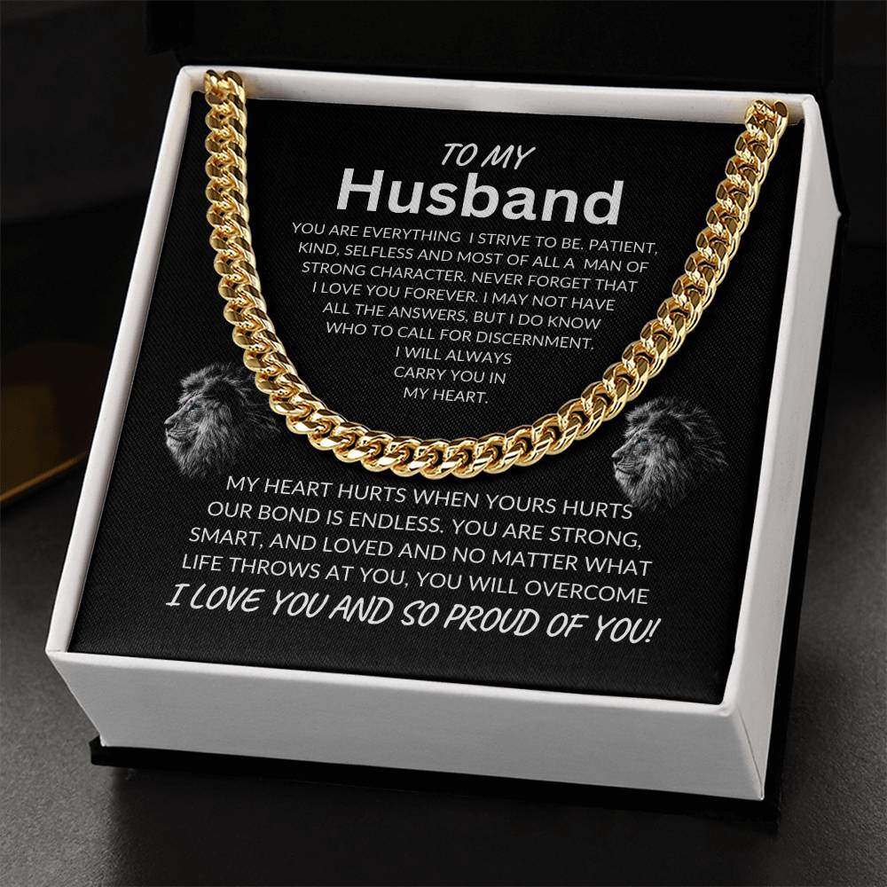 Eternal Bond Cuban Link Necklace| To my Husband