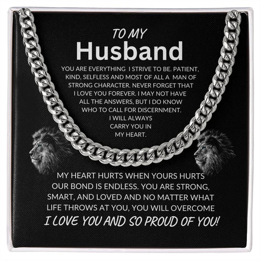 Eternal Bond Cuban Link Necklace| To my Husband