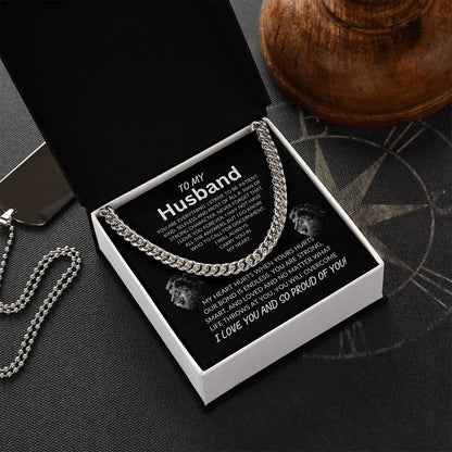 Eternal Bond Cuban Link Necklace| To my Husband