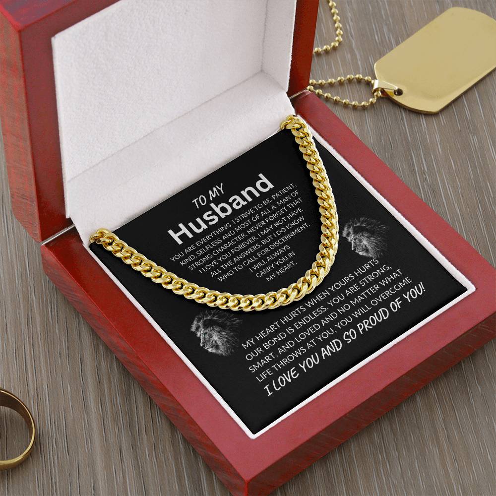 Eternal Bond Cuban Link Necklace| To my Husband