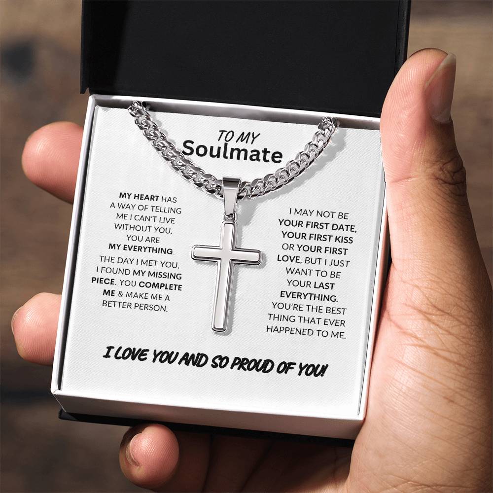 Cross my heart Love Necklace| To my Soulmate