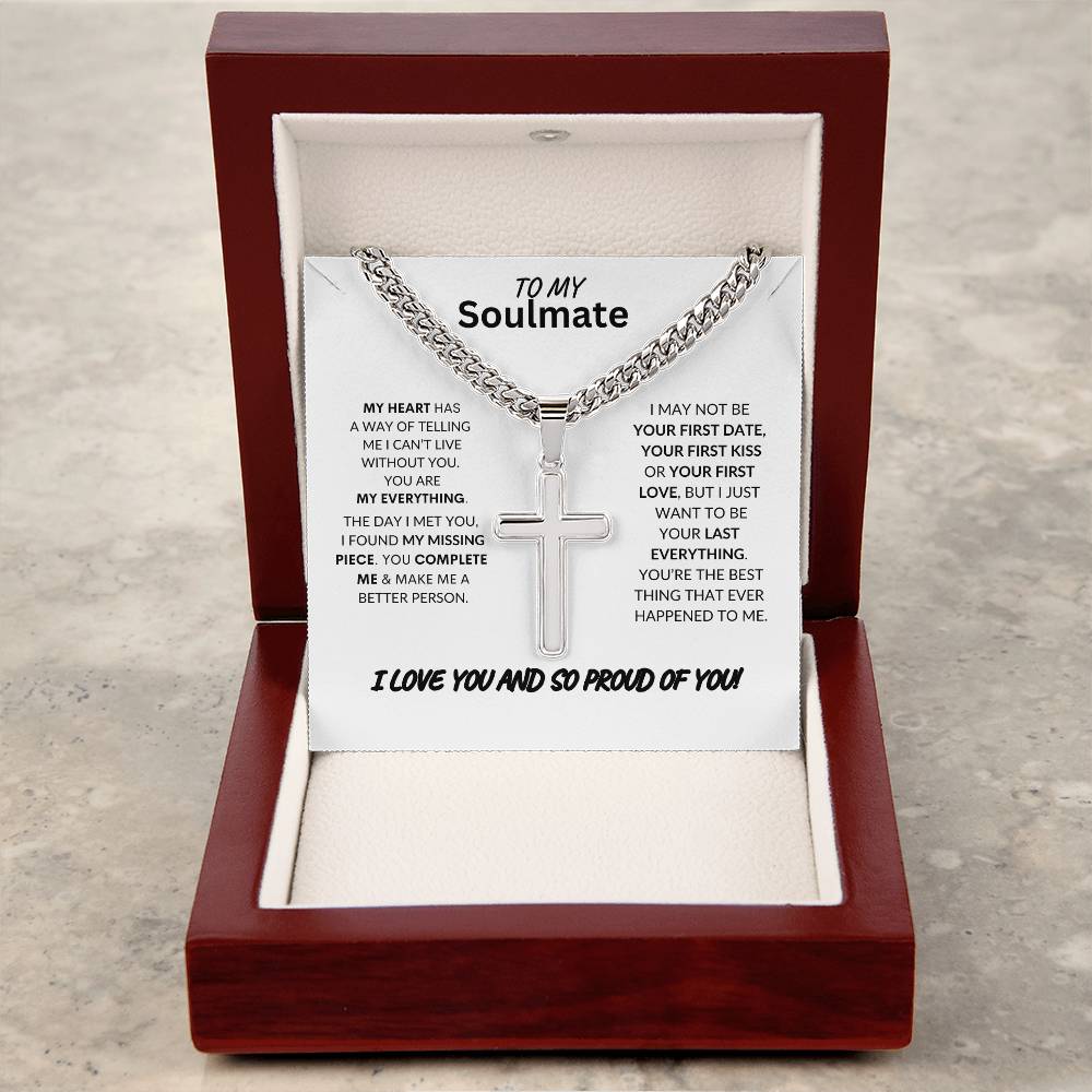 Cross my heart Love Necklace| To my Soulmate