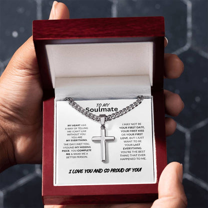 Cross my heart Love Necklace| To my Soulmate