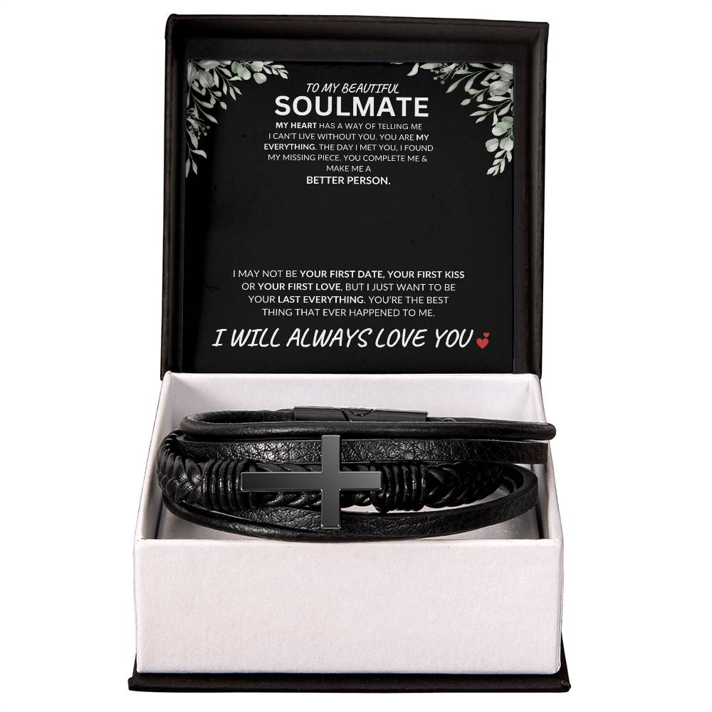 Eternal Bond Cross Bracelet| To my Soulmate