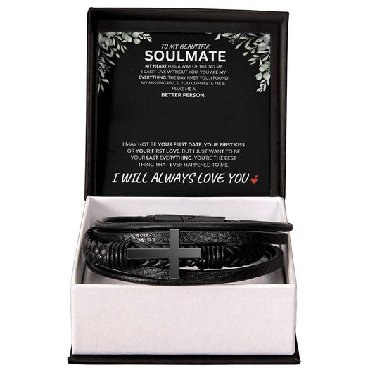 Eternal Bond Cross Bracelet| To my Soulmate