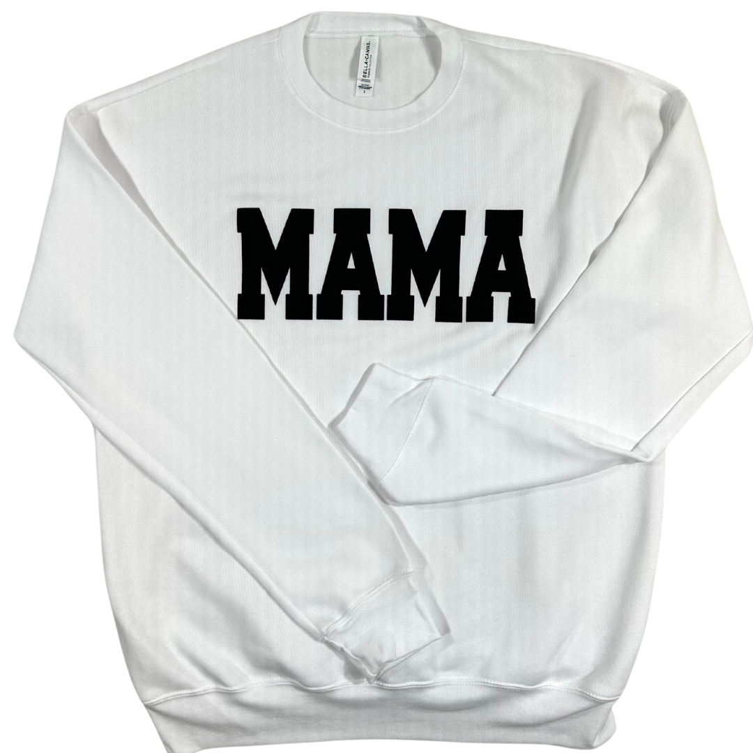 Mama's Cozy Sparkle| Suede| Sweatshirt| To Mama